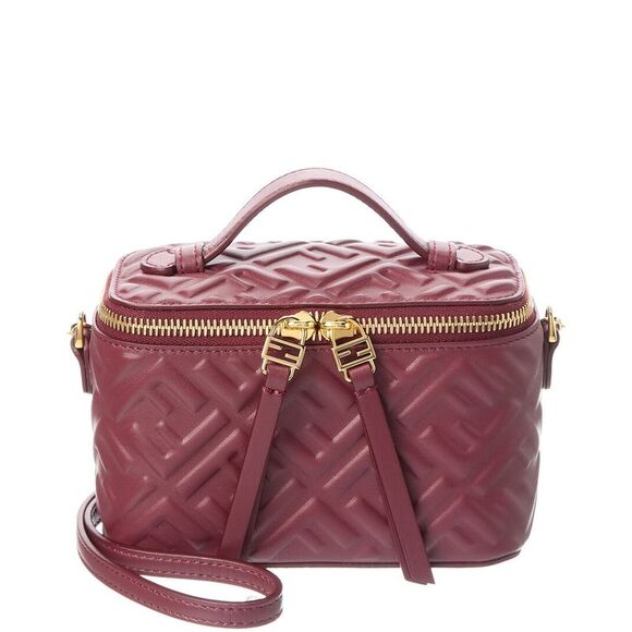 FENDI Handbags - Fendi Ff Leather Vanity Case